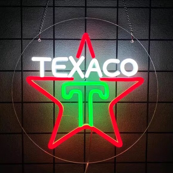 TEXACO NEON LED SIGN - Picture 1 of 6